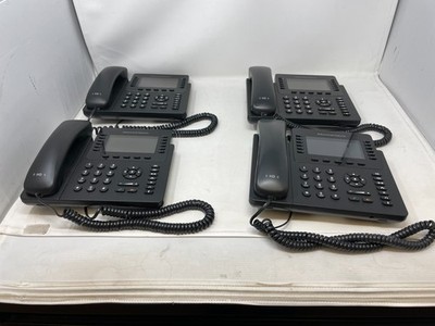 Lot of 4 Tested Grandstream GXP2170 VoIP Phones w/ stands