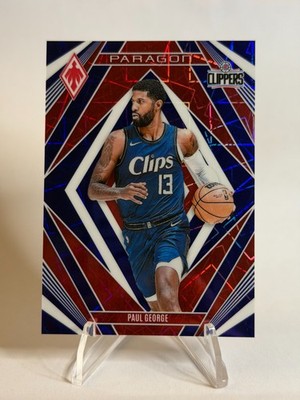 2023-24 Phoenix Paul George Paragon Blue Lazer /275 #5 - Los Angeles Clippers