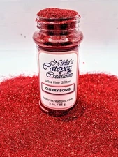 Ultra Fine Red Glitter - Cherry Bomb 3 oz.
