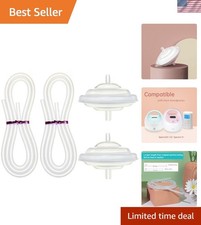 2 Backflow Protectors Silicone Tubing for Spectra S1 S2 - Easy Maintenance