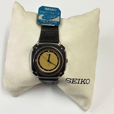 SEIKO Silver Wave Rare Tag attached Working item 1421 0090 Wristwatch