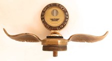 Antique Model T Ford Boyce Motometer Radiator Cap W Wings Hood Ornament