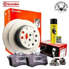Brembo Bremsensatz + Reiniger HINTEN Ø 253 mm Audi A3 VW Golf 4 Caddy 3