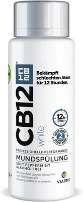 CB12 White Mundspülung alkoholfrei Zinkacetat Chlorhexidin Minzgeschmack 250ml