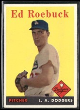 1958 Topps #435 Ed Roebuck GD/VG