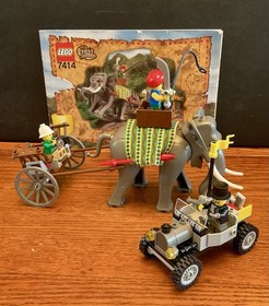LEGO Lot Orient Expedition 7414 Elephant Caravan 7410 Jungle River 100%