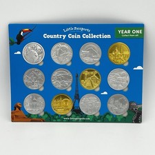 Little Passports Country Coin Collection 12 COMPLETE - 2018 - Year One on Board