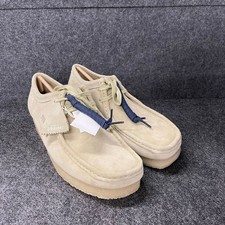 CLARKS Wallabee Moccasin Men's Size US 11 M Maple Suede