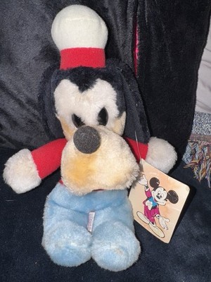 Vintage Walt DisneyWorld Goofy Plüschtier Stofftier Neu Etikett 80er Selten Sammlerstück