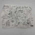 VINTAGE TMNT Teenage Mutant NINJA TURTLES Turtle Secret Sewer Map #8 PLAYMATES