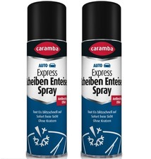 Caramba Express Scheiben Enteiser Spray 2x500 ml Scheibenenteiser Anti Frost