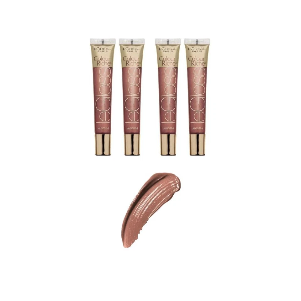 L'Oreal Paris Colour Riche Le Gloss Nude Illusion 164 Lipgloss 0,4 flüssige Unzen 2er-Pack - Bild 4 von 4