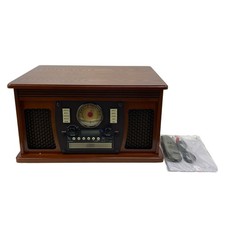 READ Victrola Navigator 8-in-1 3-Speed Bluetooth Turntable - Espresso