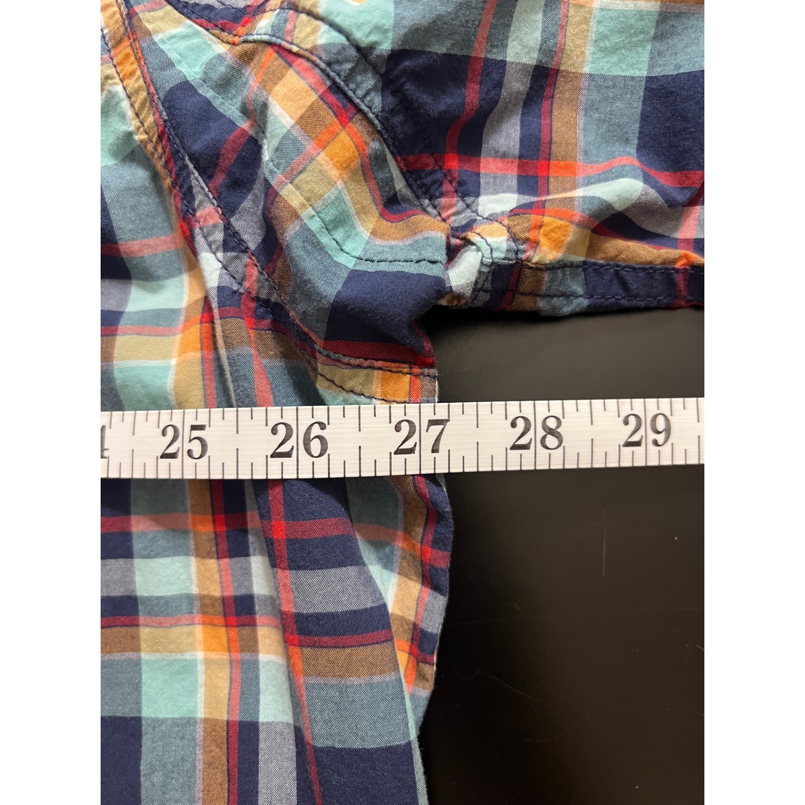 Duluth Trading Co Untucked Plaid Shirt Mens XL Tall Relaxed Fit BBQ 3237-112 image 8