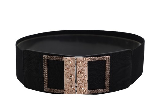 Juicy Couture Gold Logo Rhinestone Charm Chain Link Belt 