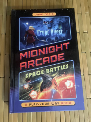 Crypt Quest/Space Battles: A Play-Your-Way Book by Gabe Soria Hardcover NEW