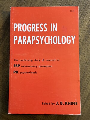 Progress In Parapsychology 1973 Continuing Story If Research In ESP & PK - Rhine