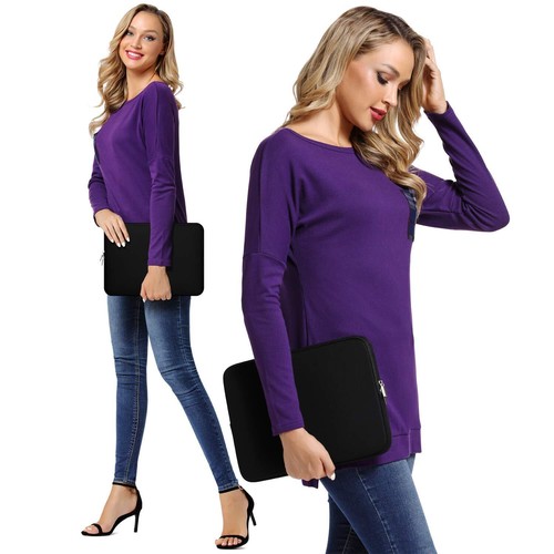 For MacBook Air Pro 11"12"13"15" Notebook Laptop Sleeve Carry Bag Case Handbag - Foto 9 di 20