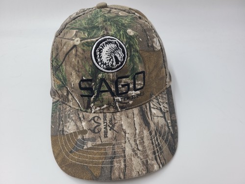 Sago Filter Tubes Camo Adjustable Hat Cap Cigarettes Tobacco Dad Men Women Brown