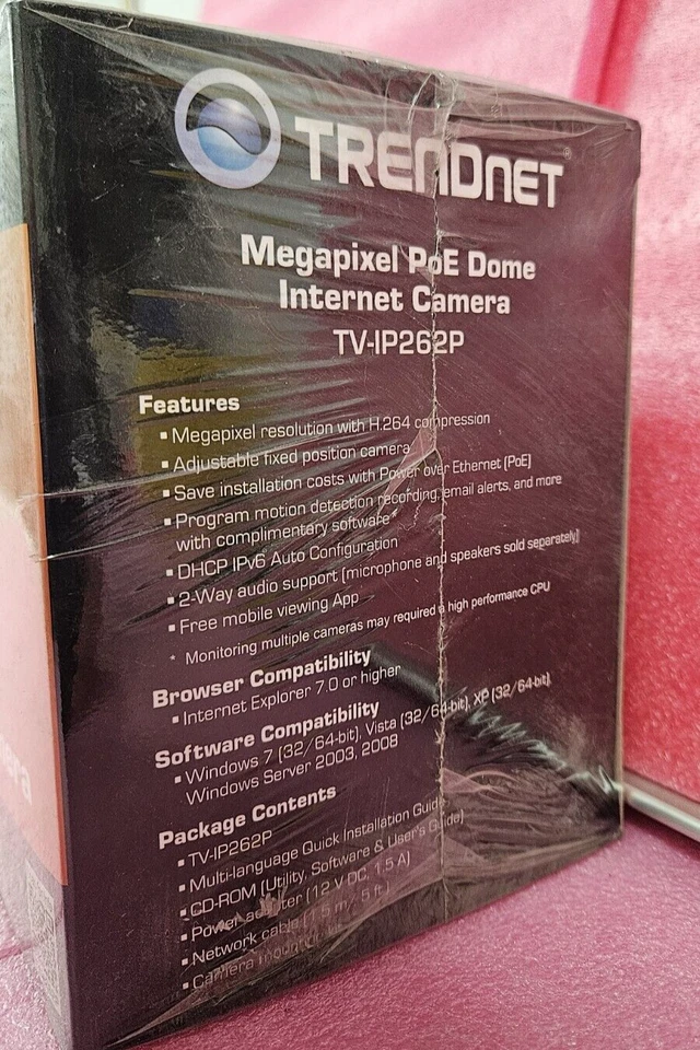 Cámara interior TRENDnet SecurView PoE Internet domo TV-IP262P Foto 3 de 4