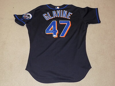 Tom Glavine Game Worn Signed Jersey 2003 New York Mets Braves HOF