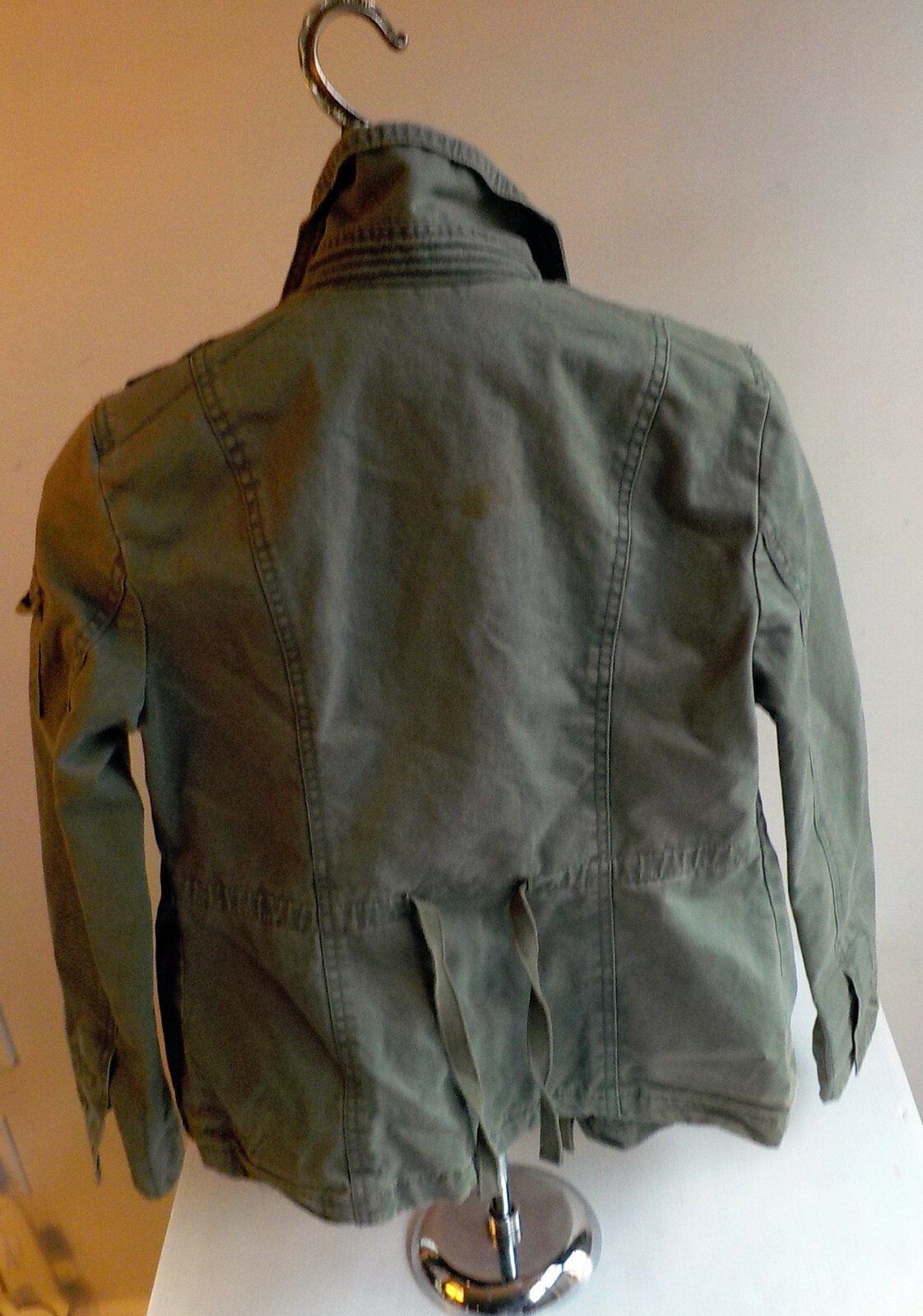 AMERICAN EAGLE Distressed Utility/MilitaryJacket … - image 4