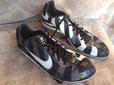 New NIKE Sprint Shoes Racing Distance Rival D size US 14 Grey white/black