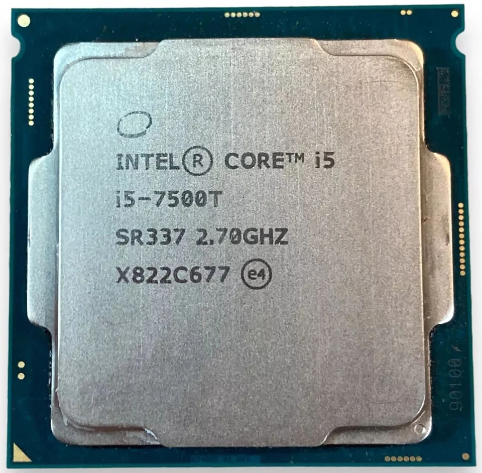 7th Gen Intel Core i5-7500T CPU 2.7 GHz (Turbo 3.3 GHz) 4-Core 6M LGA-1151 SR337 - Image 3 of 4