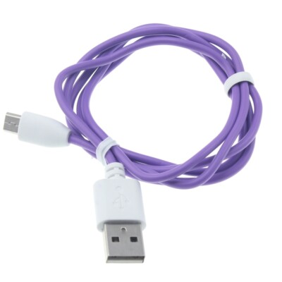 MicroUSB 3ft USB Cable Charger Cord Power for Cell Phones