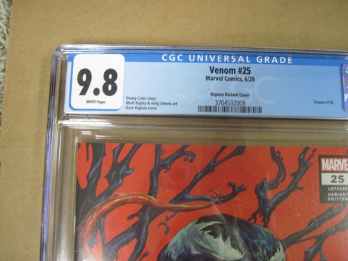 Venom #25 Rapoza Variant CGC 9.8 Virus Codex Cates Marvel - Picture 2 of 8
