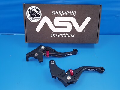 ASV C5 Kupplungs- & Bremshebel schwarz kurz Yamaha MT07/MT09/MT10/TRACER/XSR/SCR