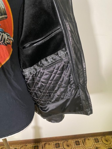 Knoles & Carter Lamb Skin Removable Lining Leather Jacket ~ Men's L / Black - Picture 11 of 13