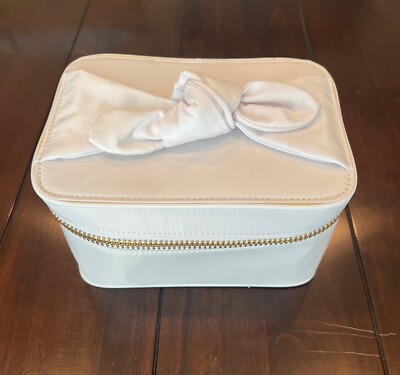 NEW Stoney Clover Lane x Target Knotted Open Top Pouch - White - NWT - IN HAND