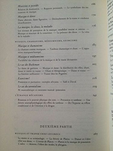 La musique et la transe. Esquisse d'une theorie generale des relations de - Picture 4 of 6