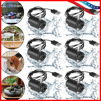 #ad Mini Water Pump Small Mute Submersible USB Cable Garden Home Fountain Wholesales $79.99