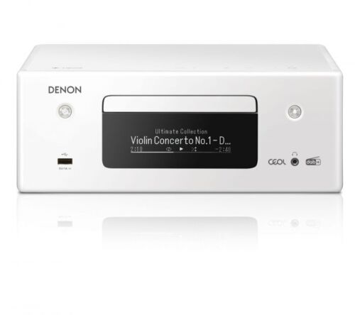 Denon CEOL RCD-N11DAB Hi-Fi-Network CD Receiver with HEOS - White - Picture 1 of 3