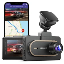 AZDOME 3" 2K Dash Cam WiFi Car Camera 24Hour Parking Mode G-Sensor Night Vision