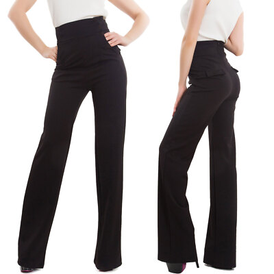 TOOCOOL VB-532 Women's High Waist Bell Elephant Leg Stretch Pants