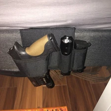 Tactical Concealed Carry Under Bed Mattress Gun Holster Car Seat Pistol Holster 