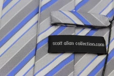 828) NEW SCOTT ALLAN COLLECTION MEN'S TIE  100%  MICROFIBER
