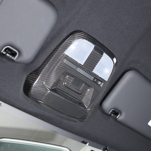 Real Carbon Fiber Front Reading Light Lamp Panel Trim Fit For Subaru BRZ 2022-23 - Picture 3 of 12
