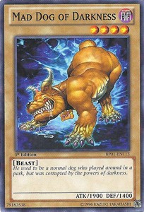 Mad Dog of Darkness - BP01-EN113 - Starfoil Rare - 1st Edition x3 - Near Mint