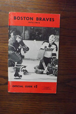 1972-73 Boston Braves AHL Hockey Media Guide! O'Reilly, Guidolin  *ENDS on 30th!