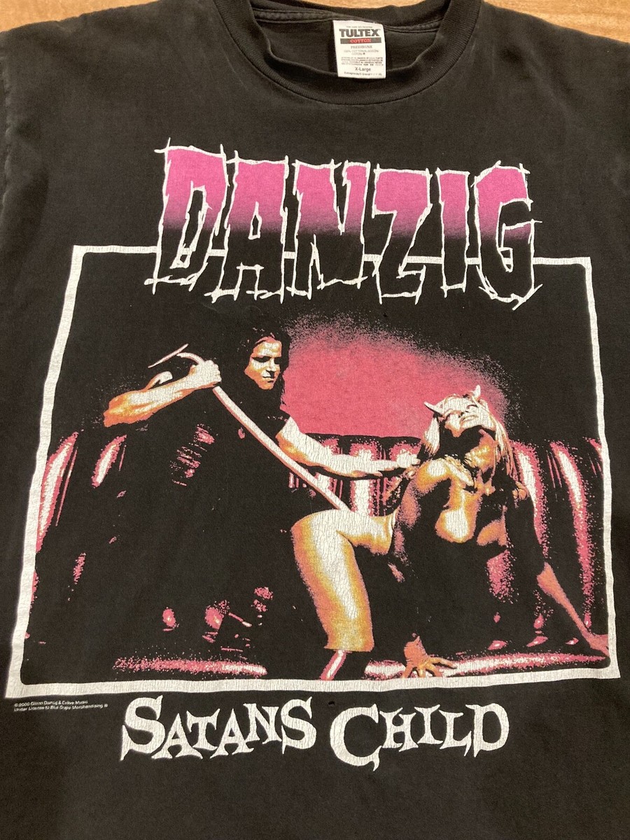 rare vintage 2000 DANZIG Satans Child T-SHIRT glenn Samhain