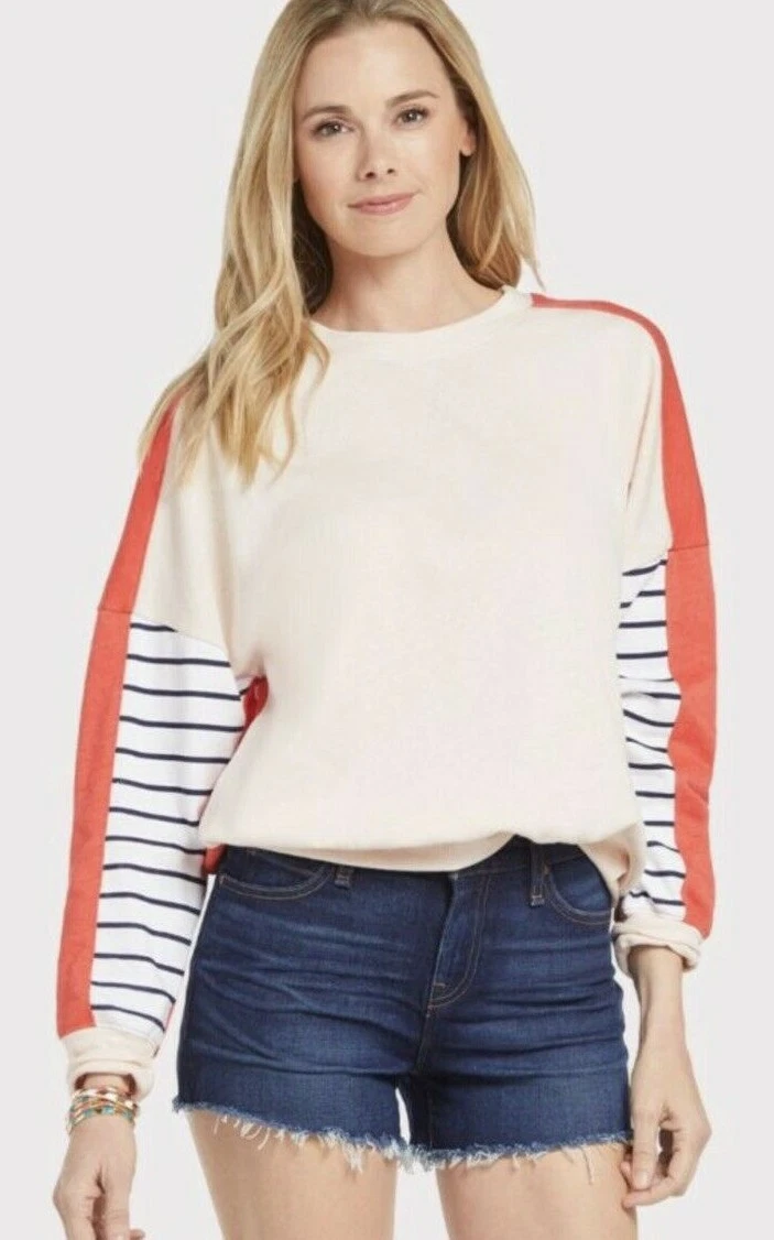 Sundry colorblock sweater sale