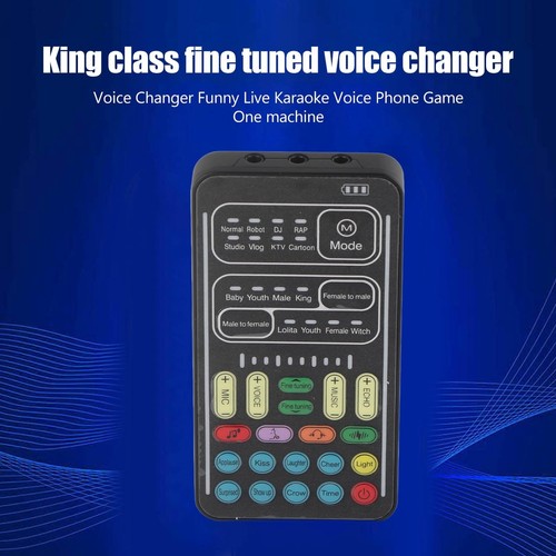Annadue Changeur de Voix I9 Voice Changer Set Enregistrement Portable Mini Ca... - Photo 2/8