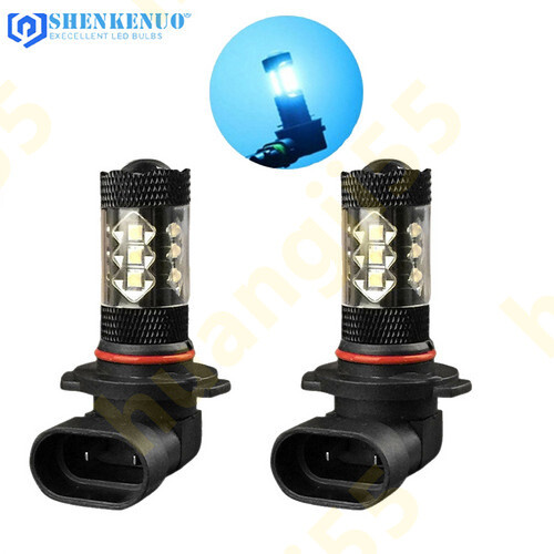 Ice Blue 80W 9006 LED Fog Light Bulb For RAM 2500 3500 13-2015 RAM 1500 13-2014 - Picture 9 of 12