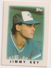 1986 Topps Mini #35 Jimmy Key Toronto Blue Jays