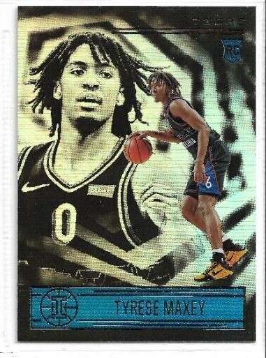 2020-21 Panini Illusions Tyrese Maxey Base RC Card # 162