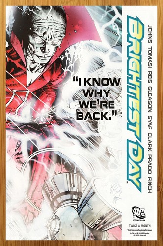 2010 Dc Comics Brightest Day Print Adposter Authentic Deadman David 